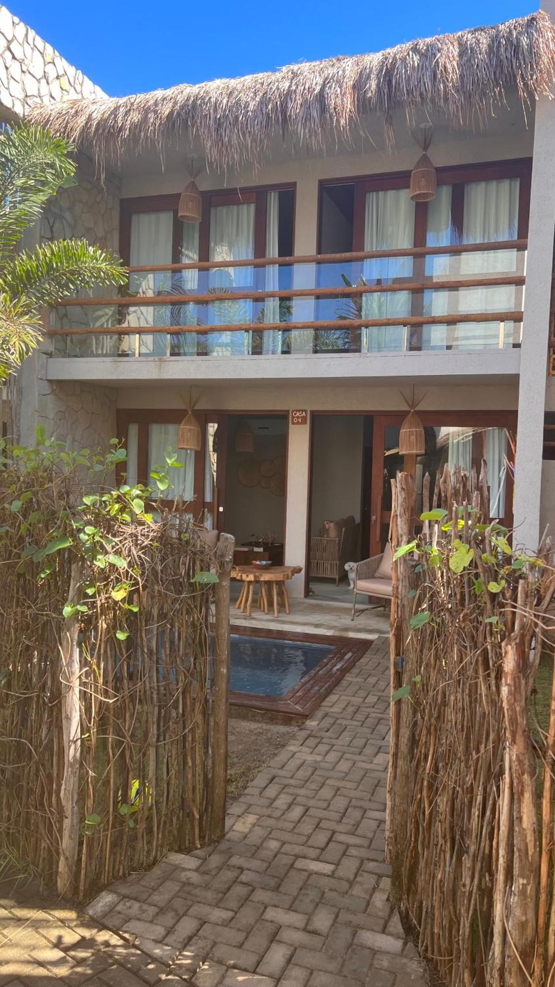 Pôrto de PedrasCasa De Luxo Na Praia Do Patacho - Cond. Azulu, Casa 04别墅 外观 照片